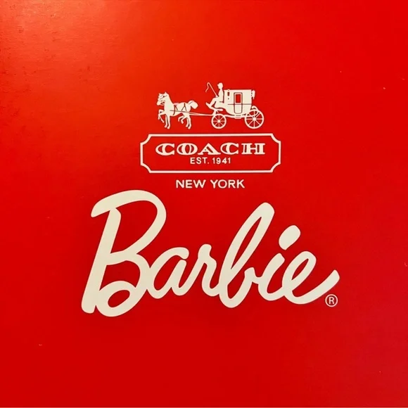 Coach Barbie Doll in Red Plaid Trench Coat RARE HTF. NWT Dolls & Accessories